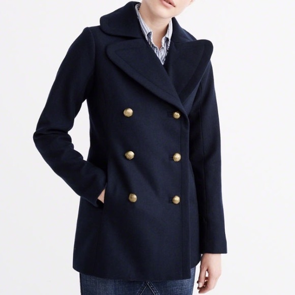 abercrombie peacoat